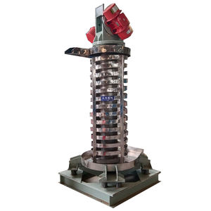 New Hygienic Spiral Vertical Vibration Conveyor Stainless Steel Durable Fragile Material Lifting Cooling Restaurant Industry - Product Image 1