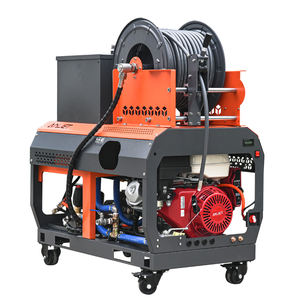 <span class=keywords><strong>Limpiador</strong></span> de tuberías de drenaje Amjet 13HP 300Bar 16LPM 60L tanque de agua lavadora a presión de motor de <span class=keywords><strong>gasolina</strong></span> 2-6in para fontaneros - Product Image 6