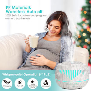 Diffuseur d'huiles essentielles ultrasonique intelligent Tuya WiFi 500 ml, humidificateur, contrôlé par application, compatible Alexa/Google Assistant, électrique, faible consommation - Product Image 3