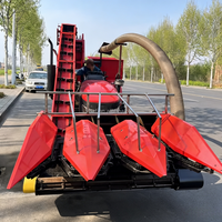 Cosechadora de Maíz Dulce Pequeña Totalmente Automática, Precio de la Máquina Cosechadora de Maíz para Granjas con Montaje en Tractor