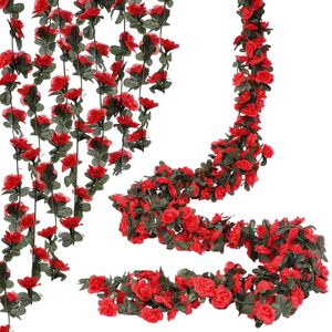 Guirlandes de roses artificielles Wan Lisen, fleurs en soie, décoration murale, bouquet pour la décoration intérieure de la maison - Product Image 3
