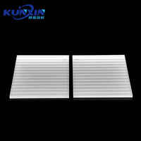Feuille acrylique à motif nervuré en plastique Prix d'usine Feuille acrylique décorative en fonte fine de 2mm pour découpe au laser