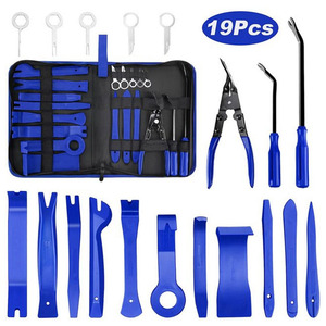 Kit de démontage d'intérieur automobile, outil de démontage de garnitures en plastique de voiture, outils de panneaux de clips de voiture pour ensemble de garnitures automobiles - Product Image 2