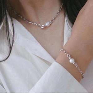 Base Vacía de Plata de Ley S925 para Accesorios de Perlas DIY, para Pulseras y Collares, Estilo Moderno, Fornituras y Componentes de Joyería de Plata - Product Image 2