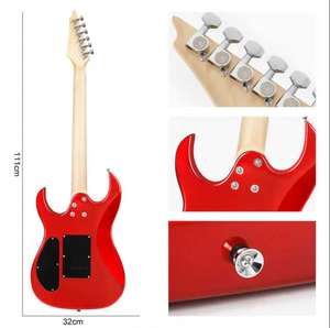 Chất lượng cao ST-1001 guitar điện đỏ cổ Maple Fingerboard gỗ hồng mộc 6 dây nhiều màu sắc Basswood trở lại/Side chất liệu - Product Image 6