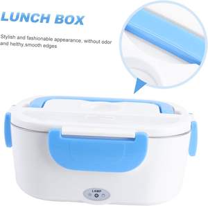 Lonchera Portátil al por Mayor de 110V/12V con Contenedor de Plástico Extraíble para Calentar Alimentos en Casa, Auto u Oficina - Product Image 3