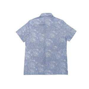 Protection UV 90% Polyester 10% Spandex Manches Courtes Stand Hawaiian <span class=keywords><strong>Alona</strong></span> Chemises Imprimé Tropical Resort Style pour Hommes Femmes - Product Image 2