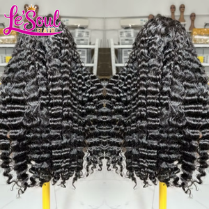Pelucas de Cabello Rizado Birmano Natural con Cutícula Alineada, 13x6 HD, con Encaje Frontal, 100% Cabello Humano, Sin Pegamento, Pelucas Frontales Completas, Proveedor de Cabello Vietnamita - Product Image 1