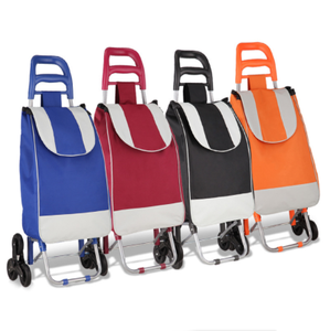 कस्टम कारखाने नायलॉन ऑक्सफोर्ड चढ़ाई सीढ़ियों के साथ तह शॉपिंग ट्रॉली बैग किराने Foldable शॉपिंग torlley गाड़ी पहिया - Product Image 2