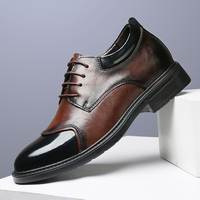 Nouvelles Chaussures Habillées Décontractées pour Hommes 2026 – Mocassins de Mariage en Cuir Microfibre Rehaussant la Taille (35-47)