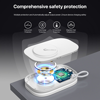 2025 Logo personnalisé multifonctionnel en métal pliable universel rapide 3 en 1 support de Table de bureau de charge sans fil magnétique pour iPhone