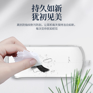 เคสหูฟัง Qcy T1c แบบใส TPU ป้องกันการกระแทก ผิวสัมผัสแบบด้าน สำหรับหูฟัง - Product Image 4