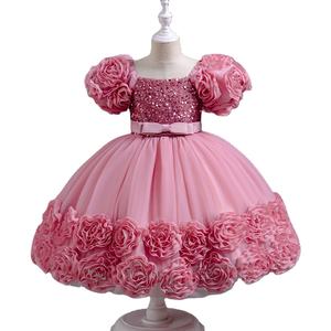 Meisjes Verjaardagsfeest Jurk Pailletten Kinderen Kostuum Wer Meisje Bruidsmeisje Jurken Voor Kinderen Prinses Bruiloft Prom Jurk 3-10 Jaar - Product Image 1