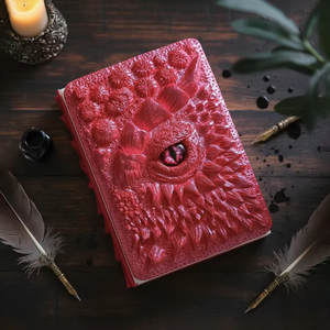 Unique 3D Embossed Resin Notebook A5 Hardcover Game for DnD Player <b>Dragon</b> Design Intricate 3D Embossing Creates a Magical Fantas - Product Image 4