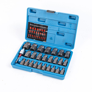 Bolt <b>Screw</b> Remover <b>Set</b> Metric Industrial Grade 0.8 In Drive Size Repair Tool For Broken <b>Screws</b> - Product Image 2