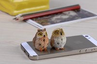 Vente en gros personnalisé Micro paysage plante créative cadeau résine Article d'ameublement petit hibou Figurine décoration de jardin
