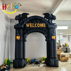 Usine En Gros Halloween Arche Gonflable Cour Décorations Jardin Lumineux Festival Décorations Gonflable Bienvenue Arche - Product Image 2