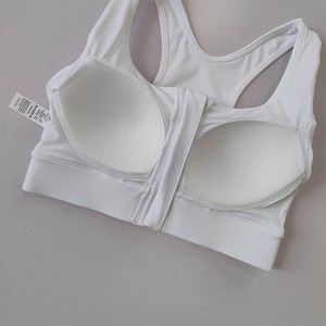 Nuevo <span class=keywords><strong>Sujetador</strong></span> Deportivo con Cierre Frontal para Mujer, Tirantes Fijos, Absorción de Impactos, Copas Moldeadas de Alta Sujeción para Entrenamiento y Fitness - Product Image 4