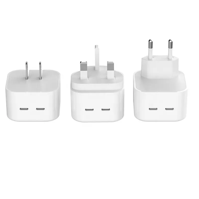 35W Dual USB-C Port Power Adapter Wall Charger for iPhone for iPad for Mac for Apple Watch for AirPods Model