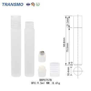 Tube vide en plastique pour brillant à lèvres roll-on 9,5 ml, en gros - Product Image 2
