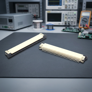 Conectores FFC/FPC SMT Flex (2.5H, paso de 1mm) de bronce fosforado con acabado de estaño, de ángulo recto, 4~30 pines, alta eficiencia ZFPC 815UXXPTX-41 TW - Product Image 3