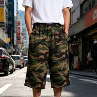 Pantalon de survêtement camouflage vintage pour homme, coupe large, style basketball, vente en gros OEM