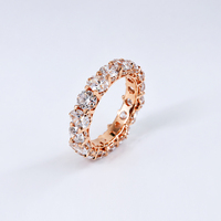 Bague en diamant de laboratoire de qualité supérieure Madonna, or massif 14K 18K, bijoux fins, cadeau d'anniversaire pour femmes et hommes
