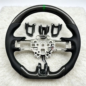 Vente flash pour Ford <span class=keywords><strong>Mustang</strong></span>, volant en fibre de carbone véritable pour Shelby GT500 GT350 S550 2015-2023, volant de voiture - Product Image 6