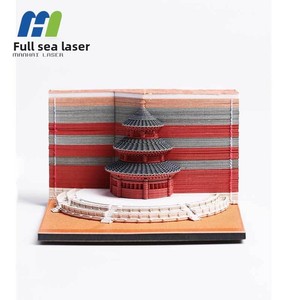 Blocco Note 3D Scultura di Carta <span class=keywords><strong>del</strong></span> <span class=keywords><strong>Tempio</strong></span> Imperiale <span class=keywords><strong>del</strong></span> Cielo - Blocco Note Culturale della Città Proibita - Modello Architettonico 3D ad Alta Definizione - Product Image 2