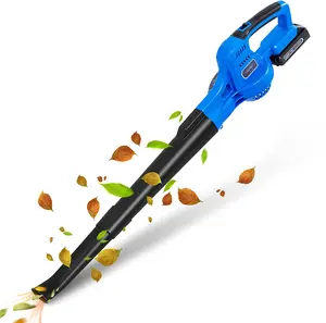 Wholesale 20V Cordless Leaf Blower , Rechargeable Electric Handheld Leaf Blowers Variable Speed with 2 Tubes for Garden