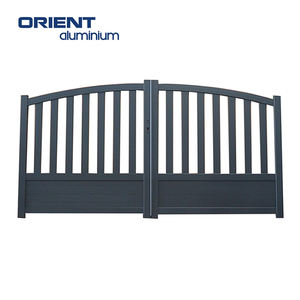 2024 ประตูบาน<span class=keywords><strong>เลื่อน</strong></span>แบบกําหนดเองแบบกําหนดเองมอเตอร์บาน<span class=keywords><strong>เลื่อน</strong></span>ประตูอัตโนมัติประตูอลูมิเนียมสีดําและรั้ว - Product Image 5