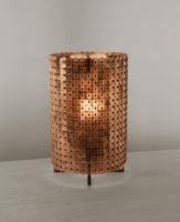 Lampe de table moderne en métal en forme de coquille ronde, décoration unique, luminaire de table pour hôtel, maison, salon