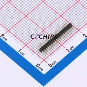 PZ1.0-UP1D-18A Pin Header P=1mm Connector ( Pin Structure: 1x18P )( Pitch: 1mm )( Round Pin / Square Pin: Pin Header ) - Product Image 1