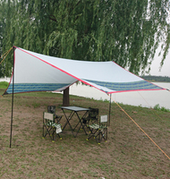 Tienda de campaña portátil Lona Camping Rain Fly Refugio impermeable Sombrilla