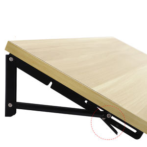 Precio de fábrica, acero, 90 grados, plegable, ajustable, soporte de Banco de mesa, soportes de estante montados en la pared plegables - Product Image 5