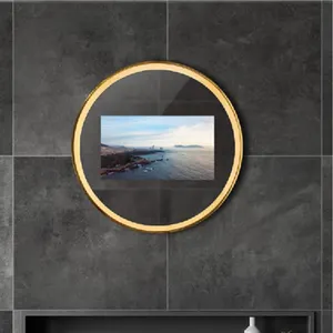 Ruicheng Bathroom Smart Led Mirror Illuminated Mirror With Built-In Tv Customized