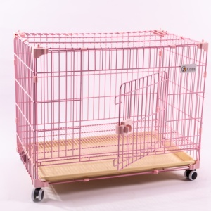 Quick Fold Dog Crate One Hand Folding, Portable Metal Kennel for Dogs with Carry Bag, Space Saving Pet <b>Cage</b> - Product Image 3