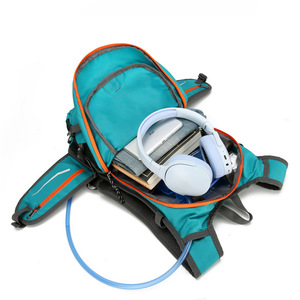 Outdoor <b>Backpack</b> Nylon Hiking Cycling 18 In Adjustable Shoulders Multi Functional <b>Large</b> Capacity Unisex Solid Color - Product Image 4