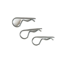 Épingle à cheveux personnalisée taille en acier plaqué zinc épingle à cheveux serrure plusieurs styles emballage en Carton