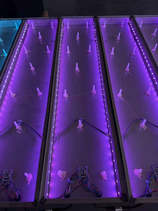 Tastiera a Forma di Tasti di Pianoforte Esagonali per Illuminazione da Discoteca, Eventi e Pista da Ballo 100X30X6CM, Piastrella LED Interattiva per Esterni IP68 - Product Image 2