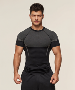 Camiseta Deportiva <span class=keywords><strong>de</strong></span> Lujo <span class=keywords><strong>para</strong></span> <span class=keywords><strong>Hombre</strong></span> con Logotipo Personalizado <span class=keywords><strong>de</strong></span> Diseñador |   Camiseta Deportiva Elástica y Elegante <span class=keywords><strong>para</strong></span> <span class=keywords><strong>Gimnasio</strong></span> |   Camiseta Deportiva Estampada <span class=keywords><strong>para</strong></span> Entrenamiento - Product Image 1