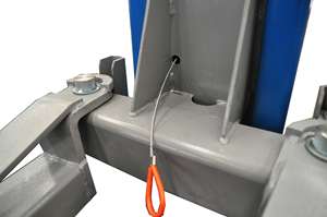 Lève-<span class=keywords><strong>voiture</strong></span> hydraulique 4T à deux colonnes avec déverrouillage manuel des deux côtés - Product Image 4