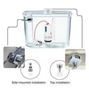 Válvula de Descarga Flexible para <span class=keywords><strong>Inodoro</strong></span> T0219TFK, Compatible con Juntas de 1.5" y 2", Altura Ajustable, Instalación Dual - Product Image 4