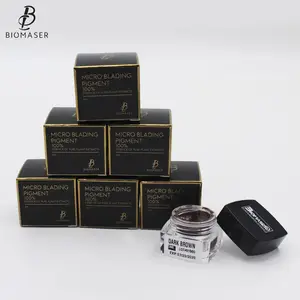 Biomaser High-End Tattoo Pigment Microblading pigment for Eyebrow Permanent makeup Tatoo Pigment Brown Tattoo Pigmento