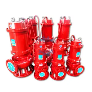 Pompe per liquami serie WQ pompa per fango sommergibile senza intasamento per acque luride pompa sommergibile 50kw pompa centrifuga elettrica OEM 20m