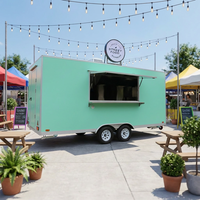 Chammp 2026 Remorque de Food Truck de Luxe Entièrement Équipée et Personnalisée pour la Restauration Rapide, les Sucreries, les Glaces et les Burgers – Service Alimentaire Mobile