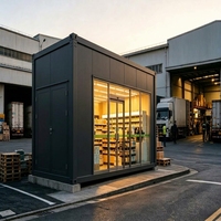 Maison Conteneur Modulaire d'Usine Chine Maisons Préfabriquées Portables Boutique Conteneur Maison Conteneurisée