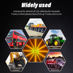 HXL-26001 dc12v के एलईडी बल्ब ट्रक हल्के तरबूज सिग्नल लाल और पीले प्रकाश ट्रक ट्रेलर ग्लास <span class=keywords><strong>H11</strong></span> बल्ब उच्च शक्ति - Product Image 4