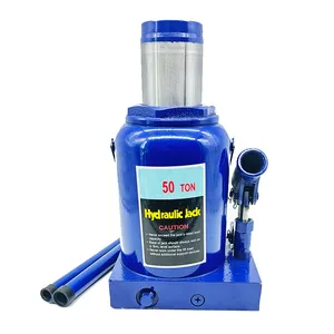 long ram bottle jack Car repair tools 50 ton operated hydraulic jack with customer box