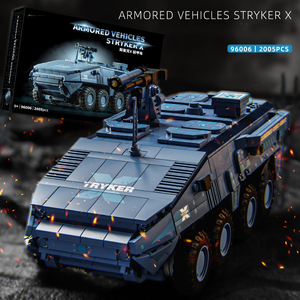 รถหุ้มเกราะของเล่นบล็อกตัวต่อสำหรับ3D, รถทหารสำหรับต่อสู้รถถังชั่วคราว x 2005ชิ้น - Product Image 6